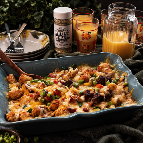 Cheesy Tater Tot Breakfast Casserole